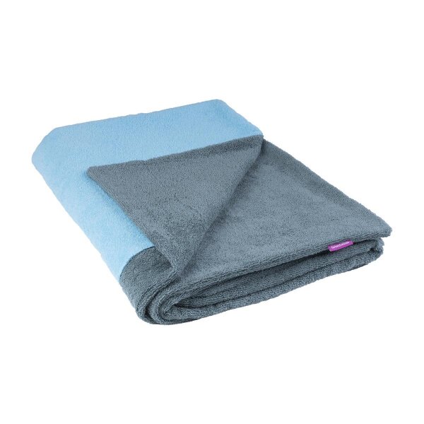 Fresh Luxury Beach Plaid 105x150cm karibik/pine von farbenfreunde