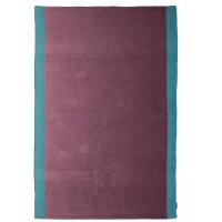 Fresh Luxury Beach Plaid 105x150cm grape/bergsee von farbenfreunde