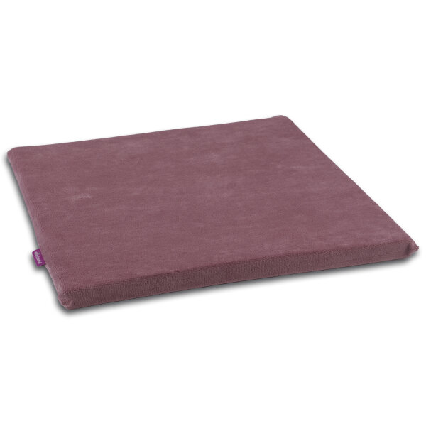 Stuhlkissen 40x40cm Nickystoff von farbenfreunde silver purple