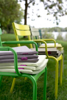 Stuhlkissen 40x40cm Nickystoff von farbenfreunde croco green