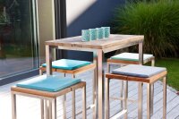 Stuhlkissen 40x40cm Nickystoff von farbenfreunde croco green