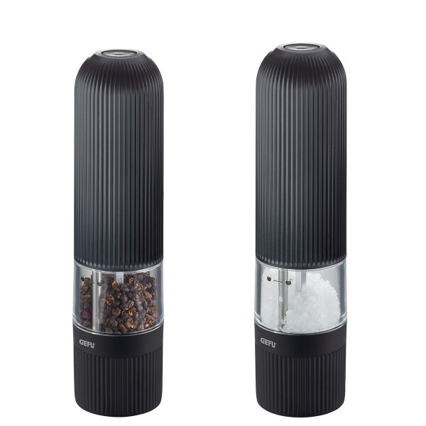 Gefu 2er Set Salz- oder Pfeffermühle SPEZIA elektrisch