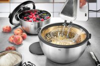 Gefu Schüssel-Set mit Spritzschutzdeckel MUOVO, 2...