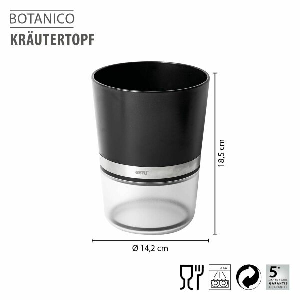 Gefu 2er Set Kräutertopf BOTANICO