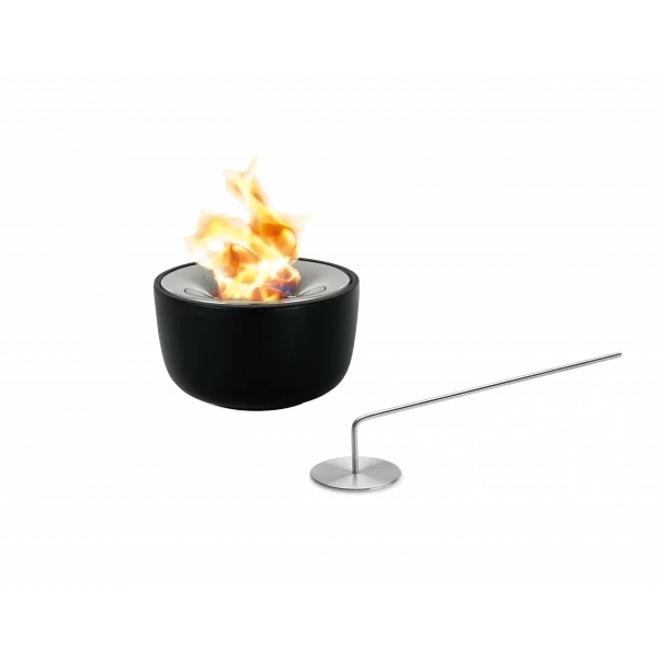 blomus Gelfeuerstelle -FUOCO- aus poliertem Edelstahl Ø 18 cm