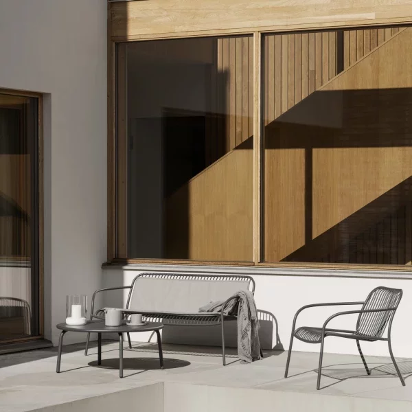 blomus Decke -MERINO- Sharkskin  130 x 200 cm