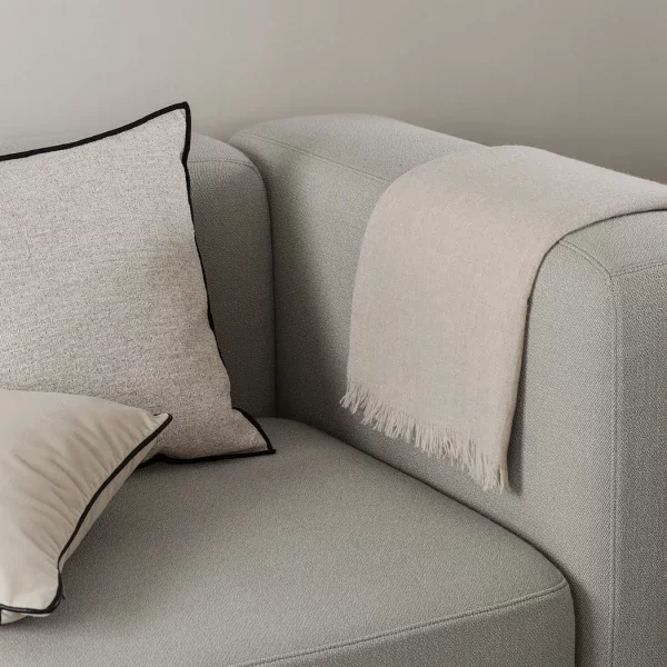 blomus Decke -MERINO- Moonbeam 130 x 200 cm