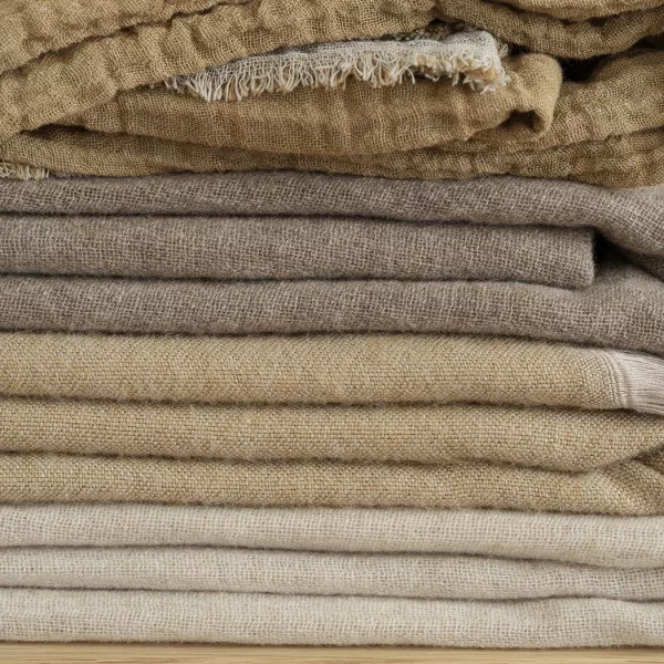 blomus Decke -MERINO- Moonbeam 130 x 200 cm