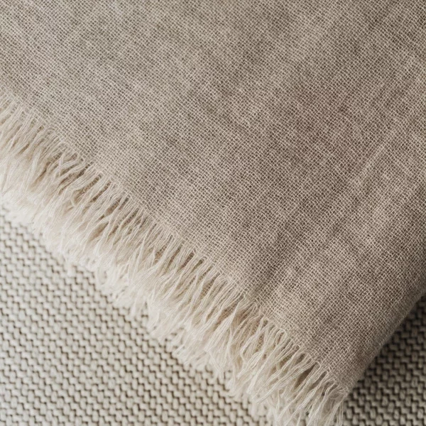 blomus Decke -MERINO- Moonbeam 130 x 200 cm