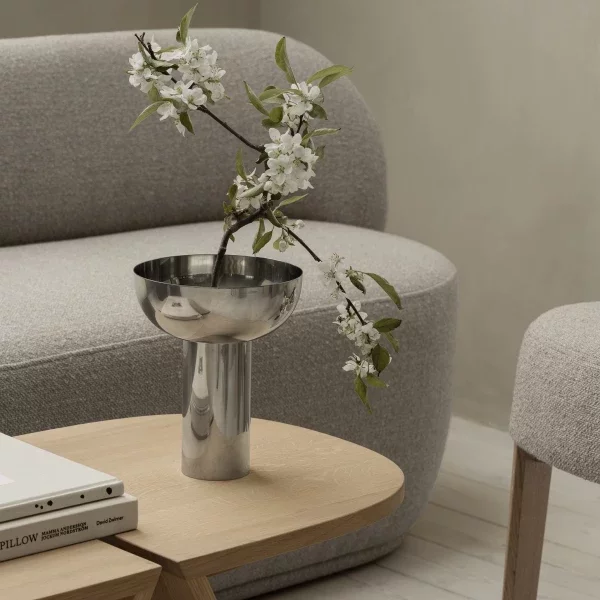 blomus Vase -MIYABI- Farbe Stainless Steel Size L