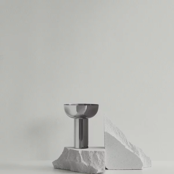 blomus Vase -MIYABI- Farbe Stainless Steel Size L