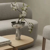 blomus Vase -MIYABI- Farbe Stainless Steel Size L