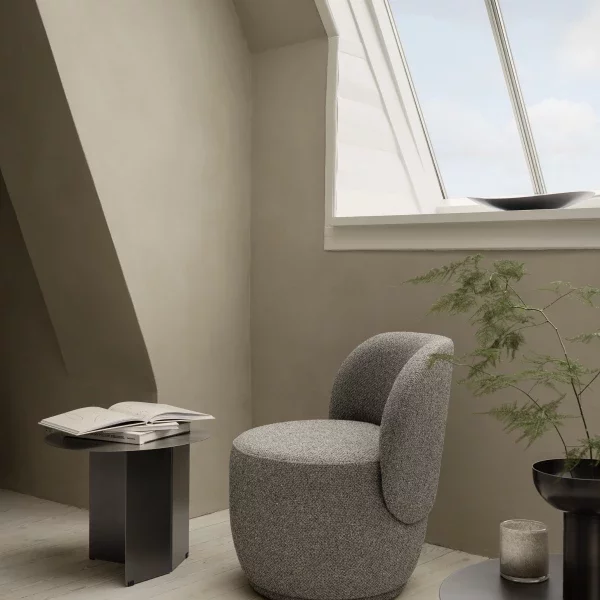 blomus Flache Schale -ONDEA- Farbe Burned Metal Größe M