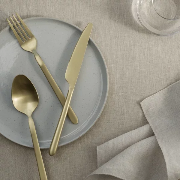 blomus 4er Set Kuchengabeln -STELLA- Farbe Champagne