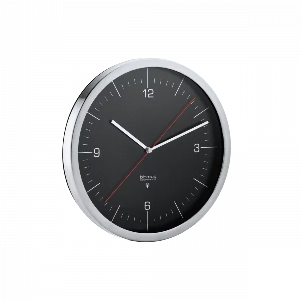 blomus Funkuhr -CRONO- Black Size M