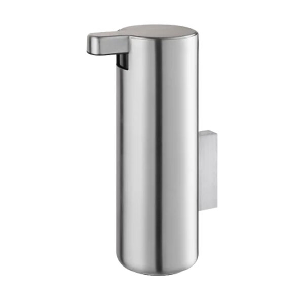 blomus Seifenspender -MODO- Farbe Edelstahl matt mit Wandhalterung 165 ml