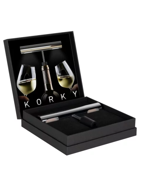 Sompex Korky Akku- Flaschenleuchte silber