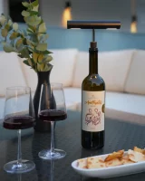 Sompex Korky Akku- Flaschenleuchte silber