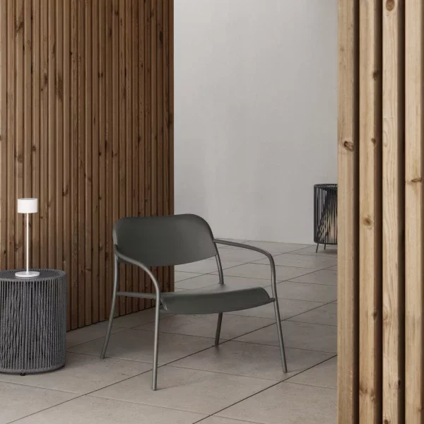 blomus Outdoor Beistelltisch -ROPE- Farbe Coal Size S