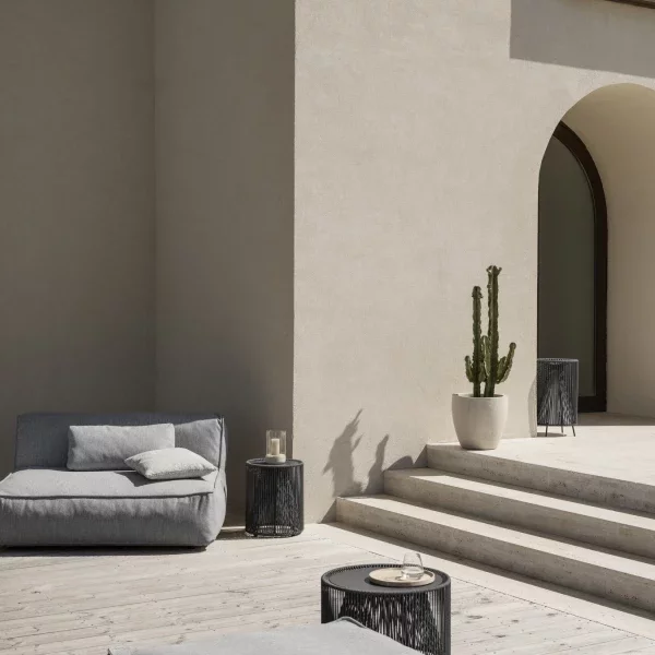 blomus Mobile LED-Leuchte -ROPE- Farbe Coal