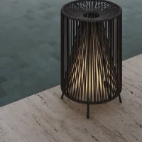 blomus Mobile LED-Leuchte -ROPE- Farbe Coal