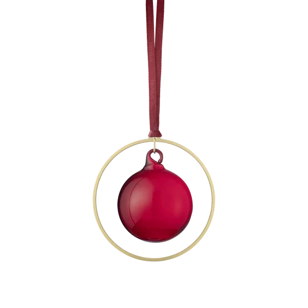 blomus 4er Set Weihnachtsschmuck -KITAI- Farbe Port Form Kugel