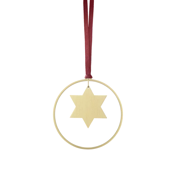 blomus 4er Set Weihnachtsschmuck -KITAI- Farbe Gold Form Sterne