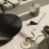 blomus 4er Set Weihnachtsschmuck -KITAI- Farbe Gold Form Sterne