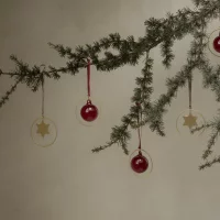 blomus 4er Set Weihnachtsschmuck -KITAI- Farbe Gold Form Sterne