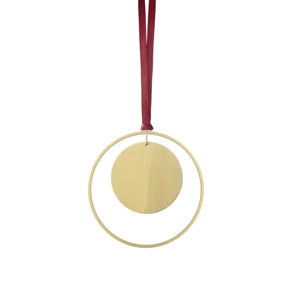 blomus 4er Set Weihnachtsschmuck -KITAI- Farbe Gold Form Kugel