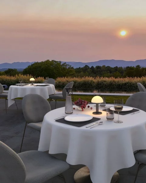 Villeroy & Boch Bergamo Akku LED Tischleuchte schwarz