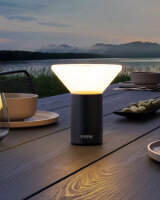 Sompex Mikono Akku-Tisch- Pendelleuchte grau