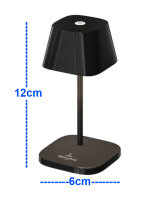 Villeroy & Boch Neapel NANO Akku-Tischleuchte elfenbein