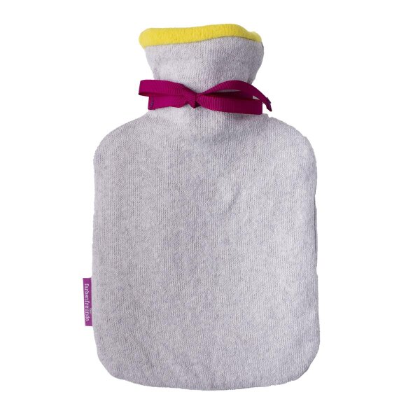 Vi Cotton Wärmflasche MINI sloe grey von farbenfreunde