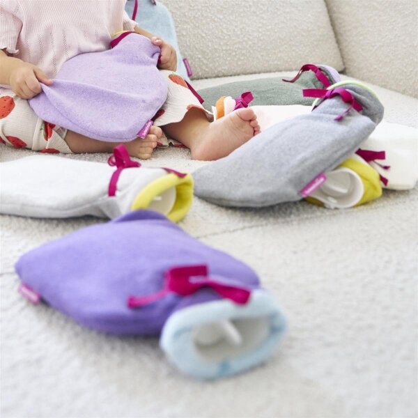 Vi Cotton Wärmflasche MINI sloe grey von farbenfreunde