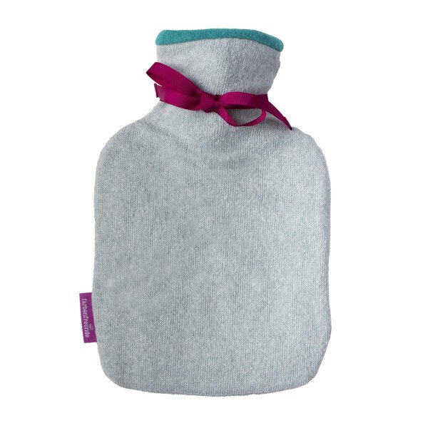 Vi Cotton Wärmflasche MINI delphi blue von farbenfreunde