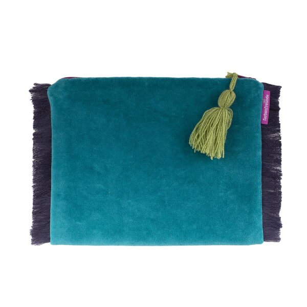 Clutch Ava Nicky smaragd von farbenfreunde