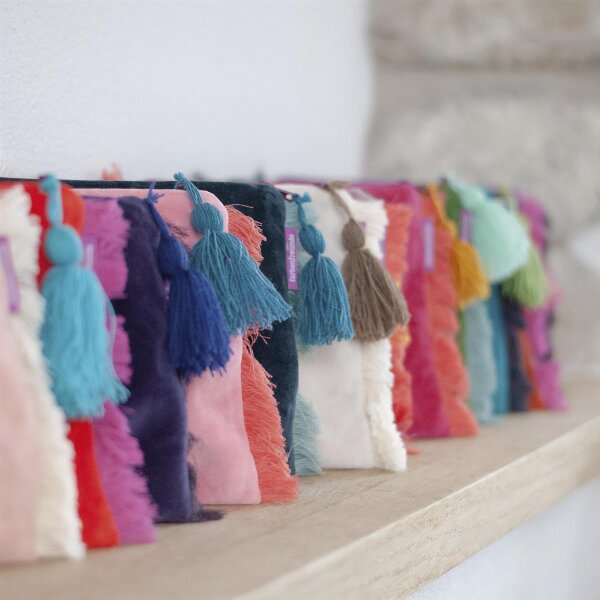 Clutch Ava Nicky smaragd von farbenfreunde