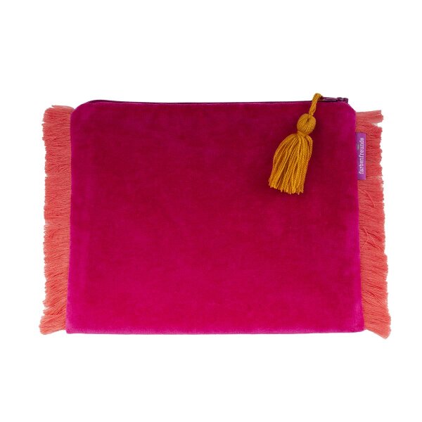 Clutch Ava Nicky cranberry von farbenfreunde