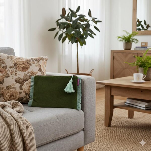 Clutch Ava Nicky irish green von farbenfreunde