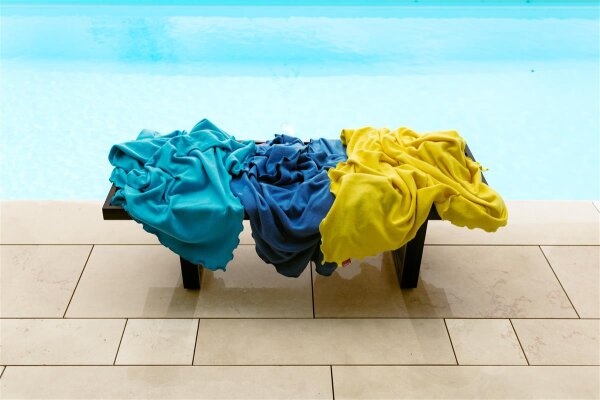 Vi Cotton All Day Tuch cornflower blue von farbenfreunde