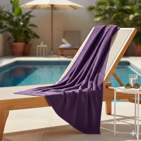 Fresh Frottee Hang Up Towel ultra violet von farbenfreunde