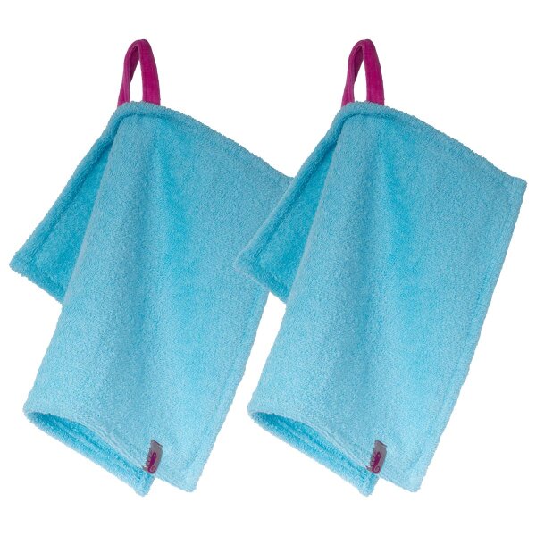 Fresh Frottee Hands Up karibik 2 Stück von farbenfreunde