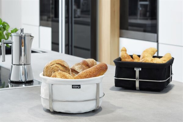 Gefu Brotkorb BRUNCH, eckig schwarz