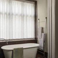 blomus Badetuch -ARTO- Farbe Micro Chip /Tan Streifen 70 x 140 cm