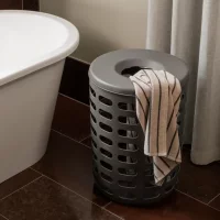 blomus Badetuch -ARTO- Farbe Micro Chip /Tan dünne Streifen 70 x 140 cm