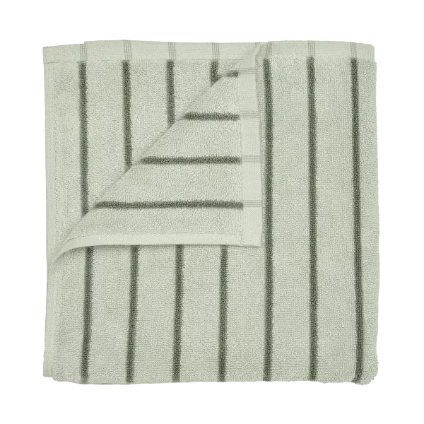 blomus Badetuch -ARTO- Farbe Desert Sage / Agave Green dünne Streifen 70 x 140 cm