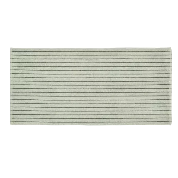 blomus Badetuch -ARTO- Farbe Desert Sage / Agave Green dünne Streifen 70 x 140 cm