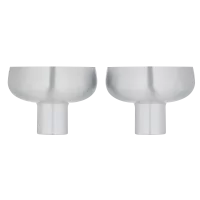 blomus 2er Set Edelstahl Champagnerschale -KOYOI STEEL- matt