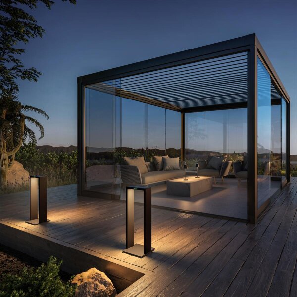 Solar LED Akkustandleuchte Axis Mini